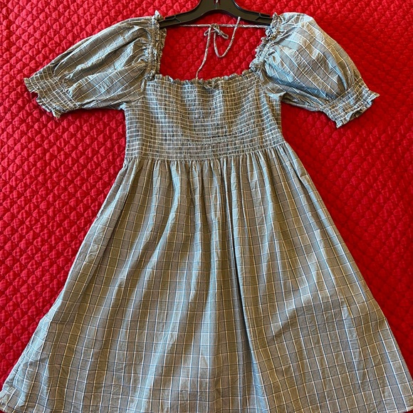 Hill House Athena Nap Dress in Tai Check - Picture 3 of 4